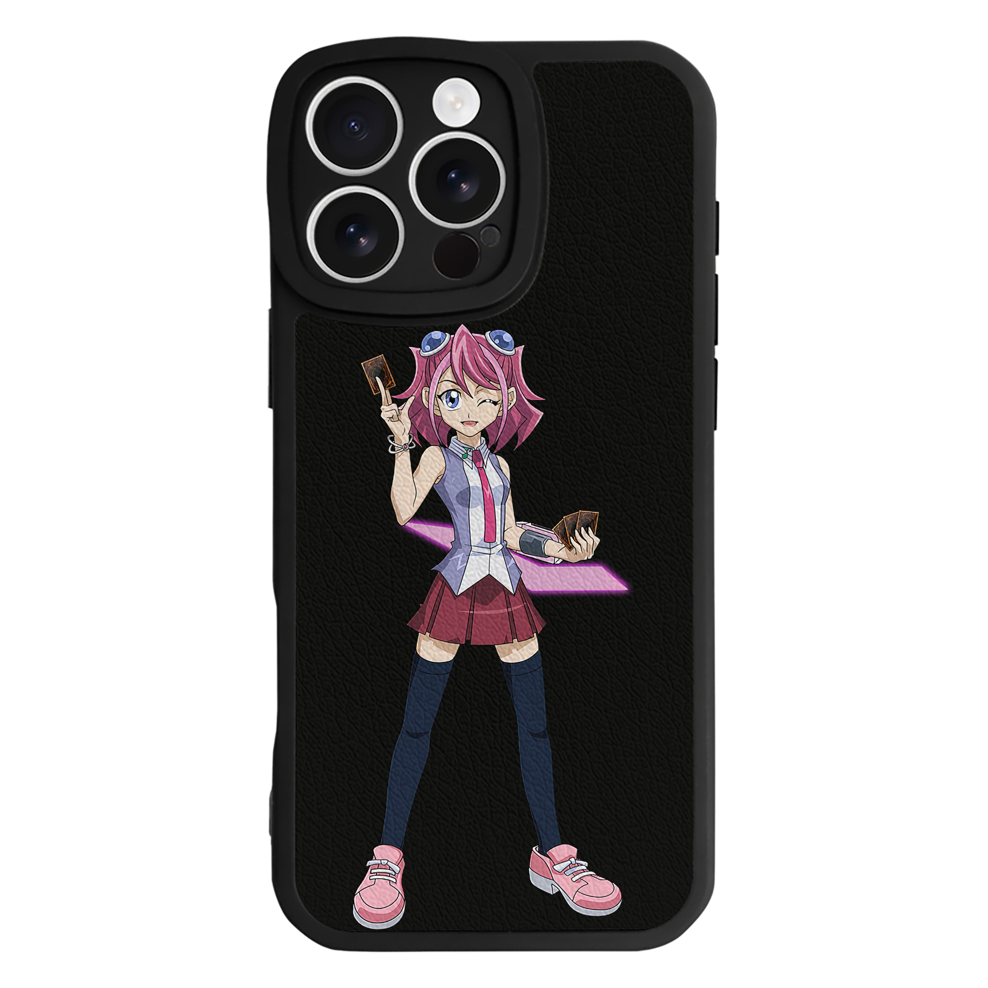 遊☆戯☆王 Yu-Gi-Oh! 【iPhone 16シリーズ対応】シリコンスマホケース（レザー調） 材質：シリコン